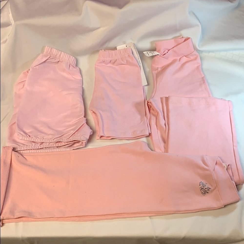 Lot/4: Girls’ S Shorts & Pants Ballet Pink NEW